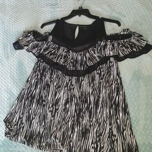 Cold shoulder blouse